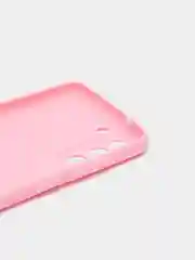 Розовый чехол Samsung Galaxy S21 FE, Самсунг Галакси С21 ФЕ силиконовый, матовый