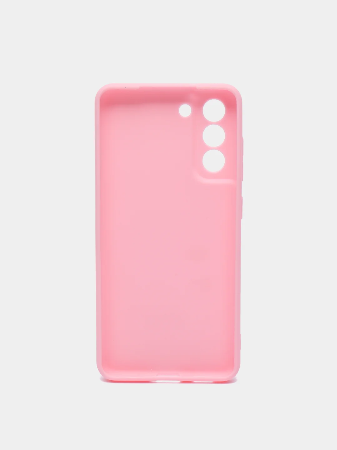 Розовый чехол Samsung Galaxy S21 FE, Самсунг Галакси С21 ФЕ силиконовый, матовый