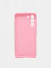 Розовый чехол Samsung Galaxy S21 FE, Самсунг Галакси С21 ФЕ силиконовый, матовый
