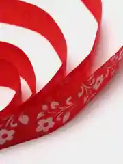 Красный лента репсовая, 25 мм, 2 м