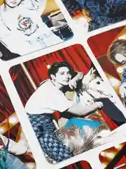 Синий карточки k-pop "Stray Kids", ламинированные, 8 штук