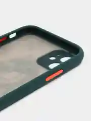 Тёмно-зелёный чехол на iPhone (Айфон) 11/13/14/15/X/XR/7/8 Plus/SE2/XS Max/12 Pro Max про макс