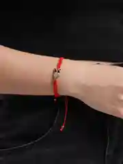 Слоновая кость браслет "Красная нить"