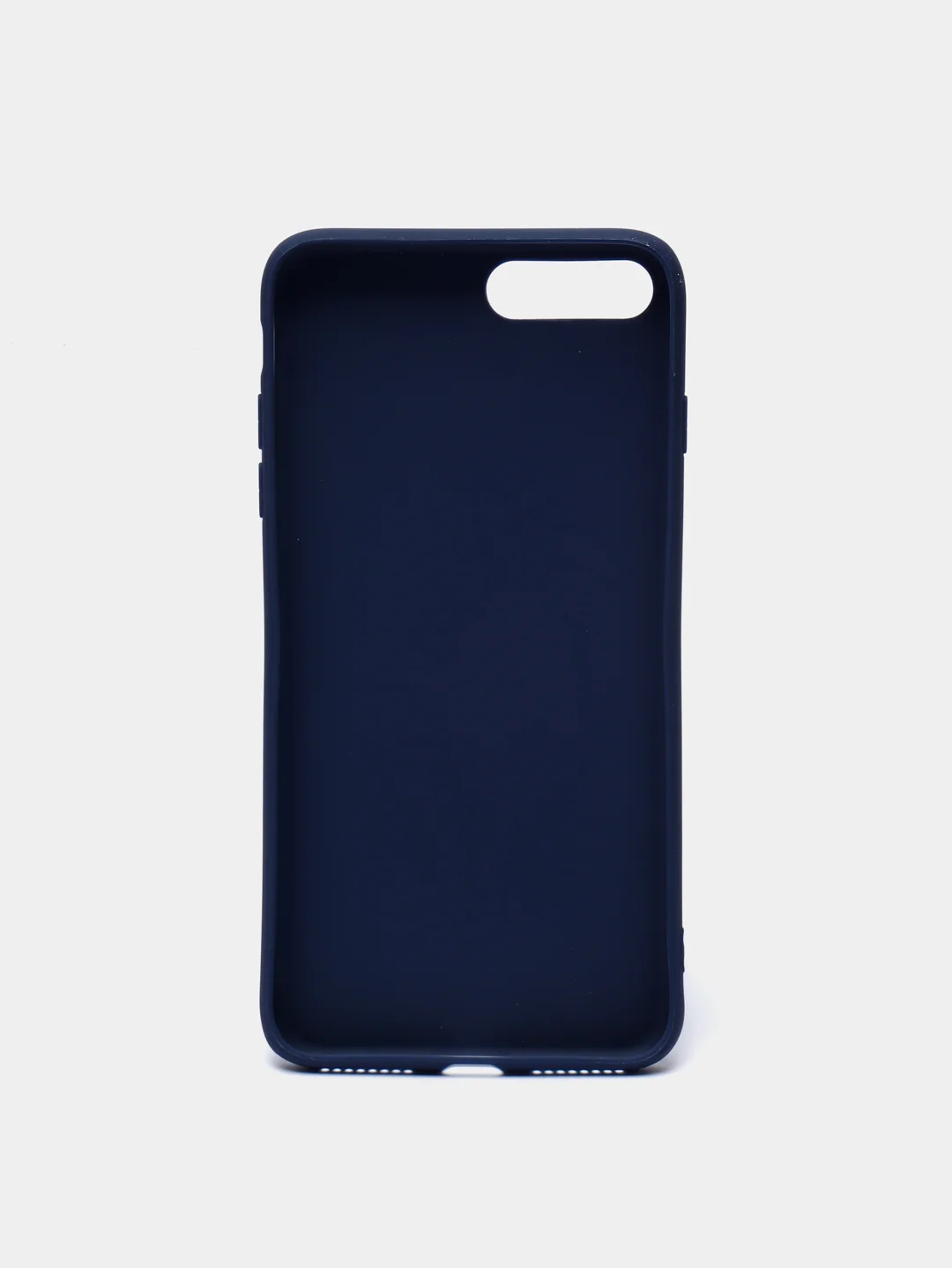 Темно-синий чехол iPhone 7/8 SE(2020), 7+/8+, XR, 11, 12 mini, 12/12 pro, 12 pro max, силиконовый