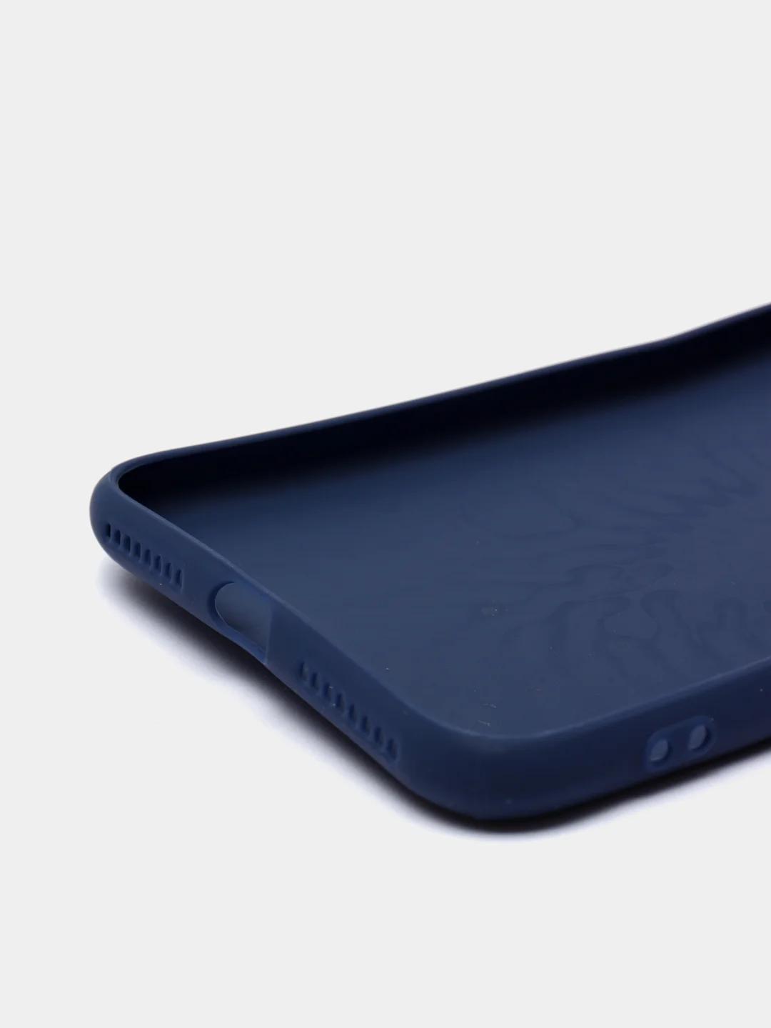 Темно-синий чехол iPhone 7/8 SE(2020), 7+/8+, XR, 11, 12 mini, 12/12 pro, 12 pro max, силиконовый