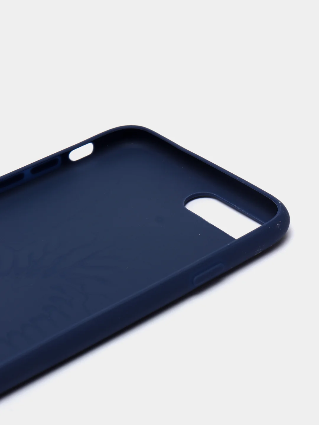 Темно-синий чехол iPhone 7/8 SE(2020), 7+/8+, XR, 11, 12 mini, 12/12 pro, 12 pro max, силиконовый