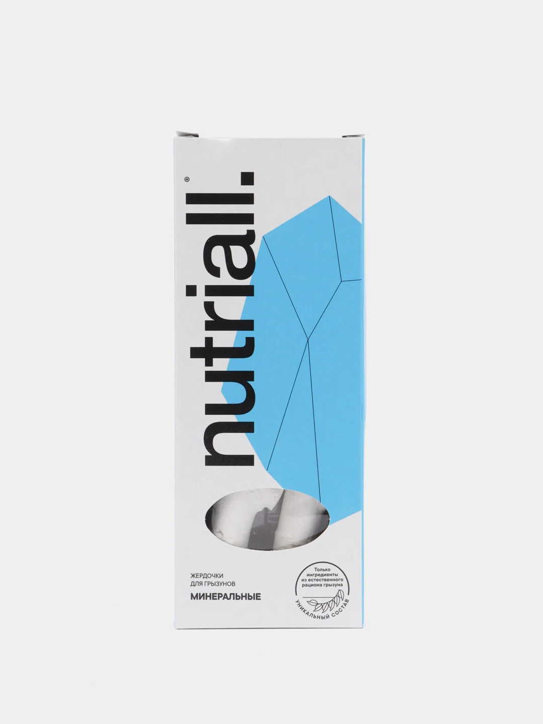 Минеральная жердочка Nutriall для грызунов, 2 упаковки