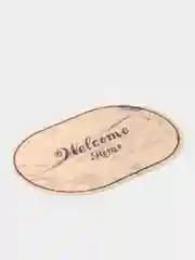 Коврик придверный Доляна Welcome Home, 40 x 60 см, цвет мрамор