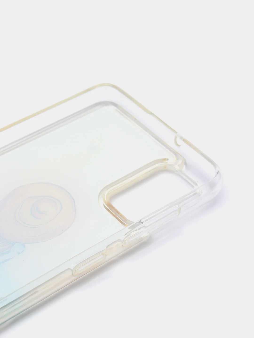 Золотой чехол Samsung Galaxy A41 (Самсунг Галакси А41) чехол переливающийся жидкий с блестками