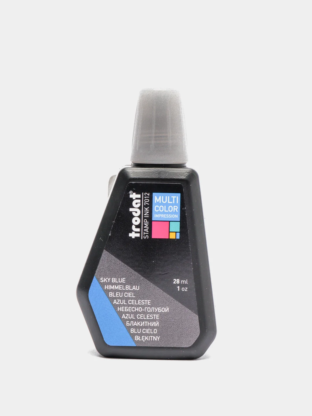 Голубой штемпельная краска 7012 Multi color, Trodat, 28 мл