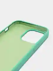 Мятный чехол силиконовый для iPhone 13, 13 Pro, 13 Pro Max, с закрытым низом