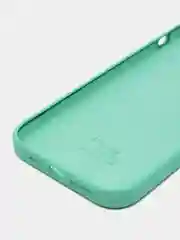 Мятный чехол силиконовый для iPhone 13, 13 Pro, 13 Pro Max, с закрытым низом