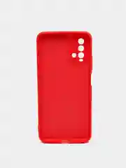 Красный чехол для Samsung A22 M32 Xiaomi Redmi 9T с подложкой из микрофибры и защитой для камеры