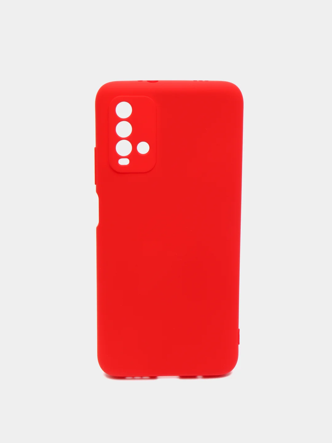 Красный чехол для Samsung A22 M32 Xiaomi Redmi 9T с подложкой из микрофибры и защитой для камеры