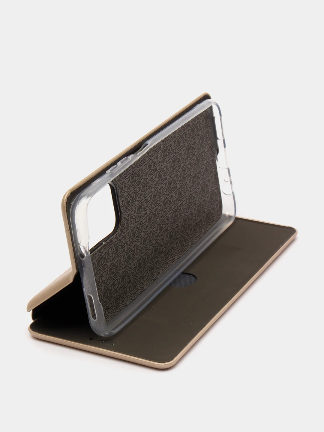 Золотой чехол-книжка Xiaomi Redmi Note 10 / Redmi Note 10S / Poco M5s, Сяоми Редми Нот 10, 10С