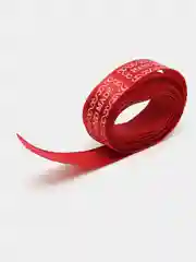 Красный лента атласная "Hand made", шириной 15 мм