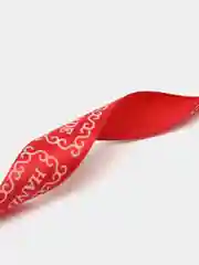 Красный лента атласная "Hand made", шириной 15 мм