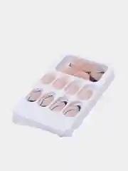 Индиго накладные ногти с дизайном