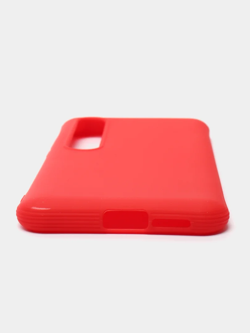 Красный силиконовый матовый чехол для Xiaomi Mi 10/8/9/8A/Note 8/Note 8T/Note 8 Pro/Note 9