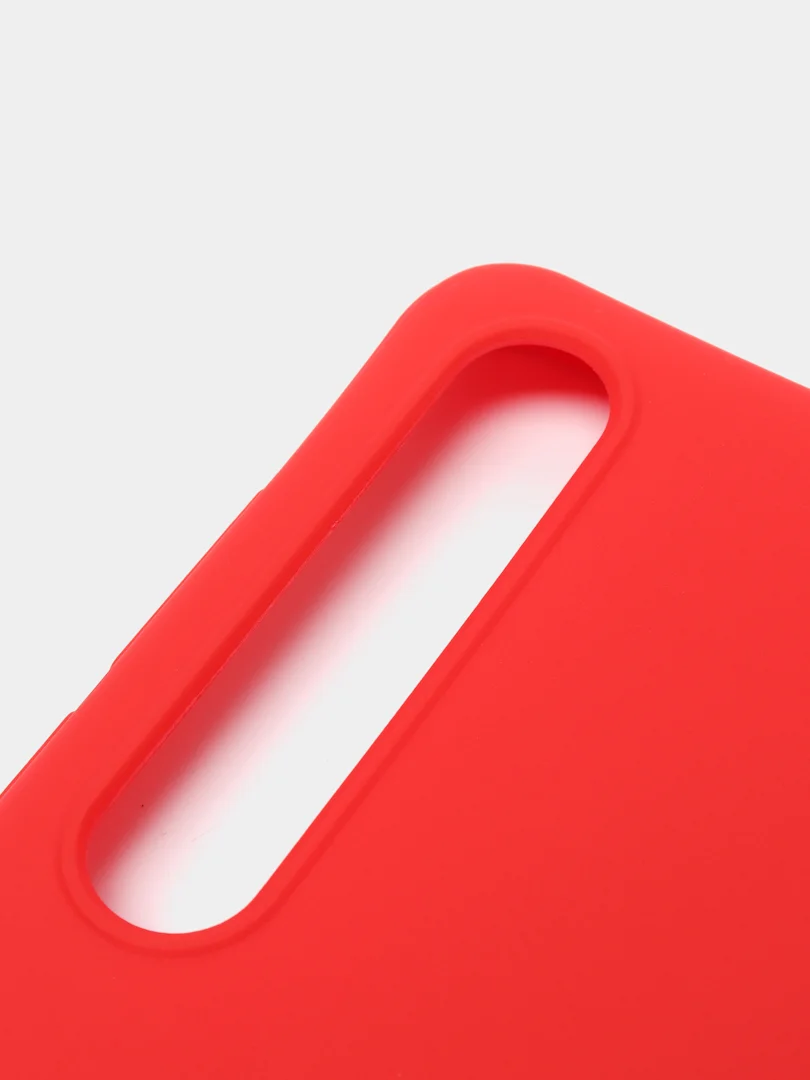 Красный силиконовый матовый чехол для Xiaomi Mi 10/8/9/8A/Note 8/Note 8T/Note 8 Pro/Note 9