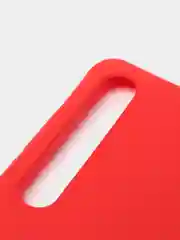 Красный силиконовый матовый чехол для Xiaomi Mi 10/8/9/8A/Note 8/Note 8T/Note 8 Pro/Note 9