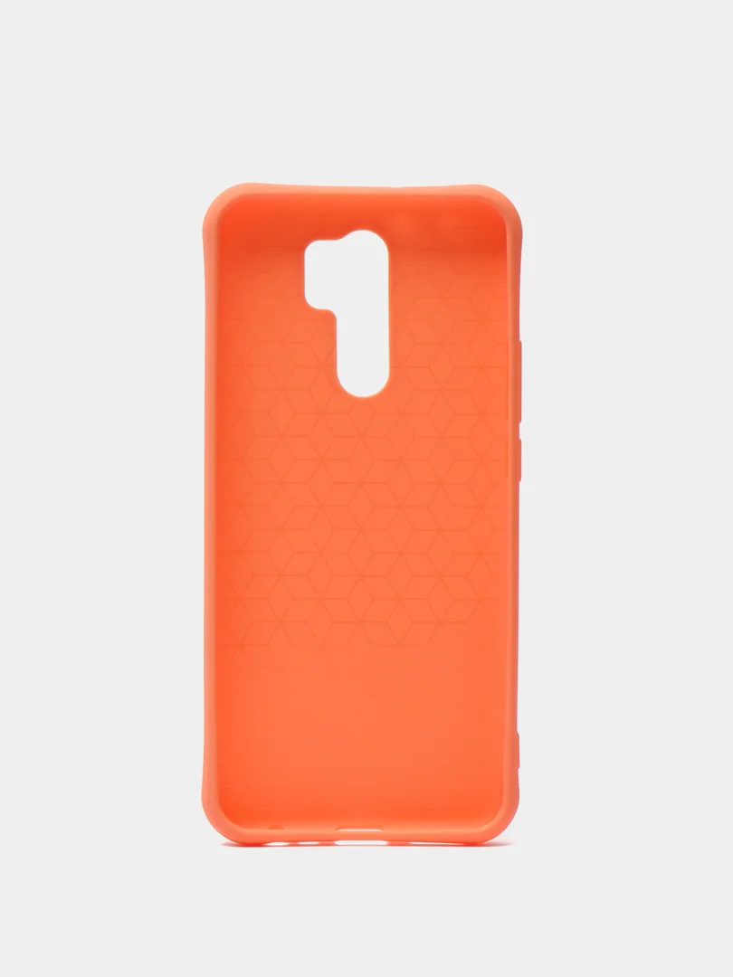 Оранжевый силиконовый матовый чехол для Xiaomi Mi 10/8/9/8A/Note 8/Note 8T/Note 8 Pro/Note 9