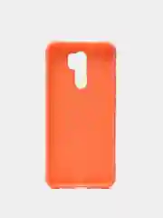 Оранжевый силиконовый матовый чехол для Xiaomi Mi 10/8/9/8A/Note 8/Note 8T/Note 8 Pro/Note 9