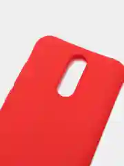 Красный силиконовый матовый чехол для Xiaomi Mi 10/8/9/8A/Note 8/Note 8T/Note 8 Pro/Note 9