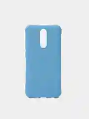 Голубой силиконовый матовый чехол для Xiaomi Mi 10/8/9/8A/Note 8/Note 8T/Note 8 Pro/Note 9