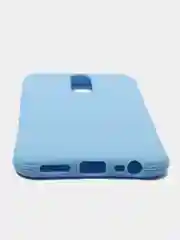 Голубой силиконовый матовый чехол для Xiaomi Mi 10/8/9/8A/Note 8/Note 8T/Note 8 Pro/Note 9