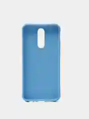 Голубой силиконовый матовый чехол для Xiaomi Mi 10/8/9/8A/Note 8/Note 8T/Note 8 Pro/Note 9