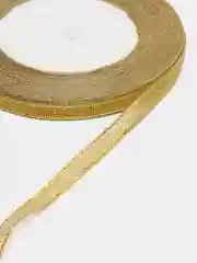 Желтый лента парчевая, 6 мм