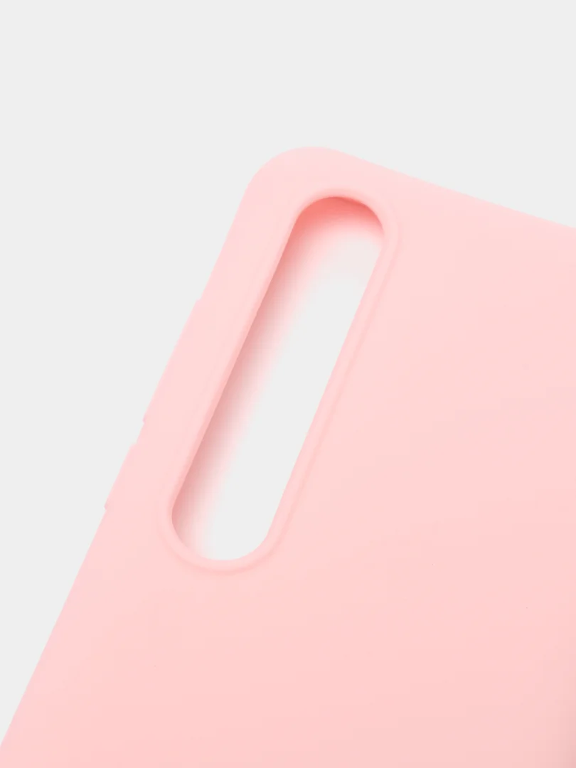 Розовый силиконовый матовый чехол для Xiaomi Mi 10/8/9/8A/Note 8/Note 8T/Note 8 Pro/Note 9