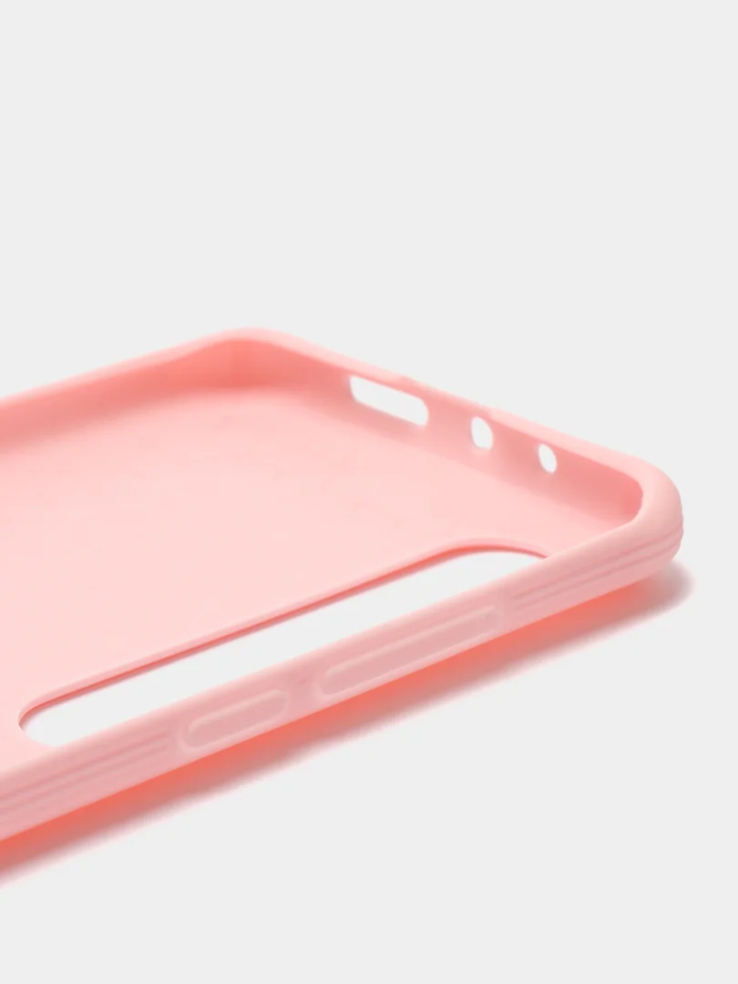 Розовый силиконовый матовый чехол для Xiaomi Mi 10/8/9/8A/Note 8/Note 8T/Note 8 Pro/Note 9