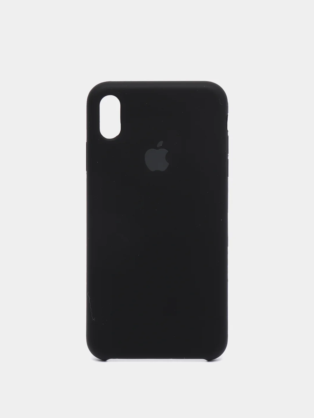 Черный чехол Silicone Case для iPhone XS Max