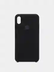 Черный чехол Silicone Case для iPhone XS Max