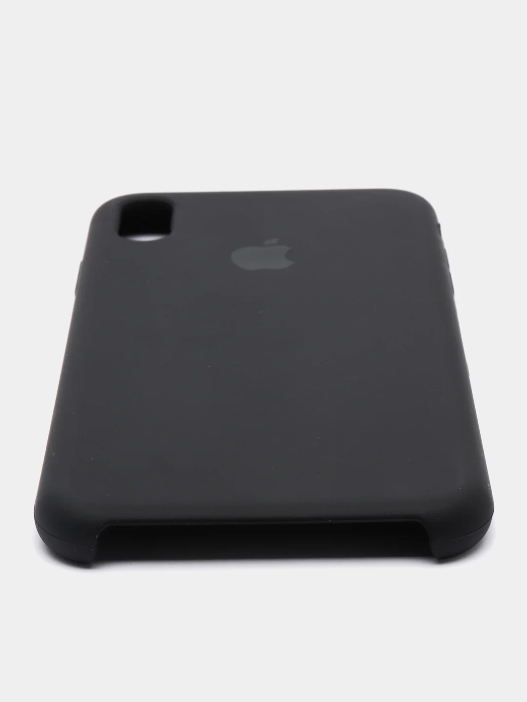 Черный чехол Silicone Case для iPhone XS Max