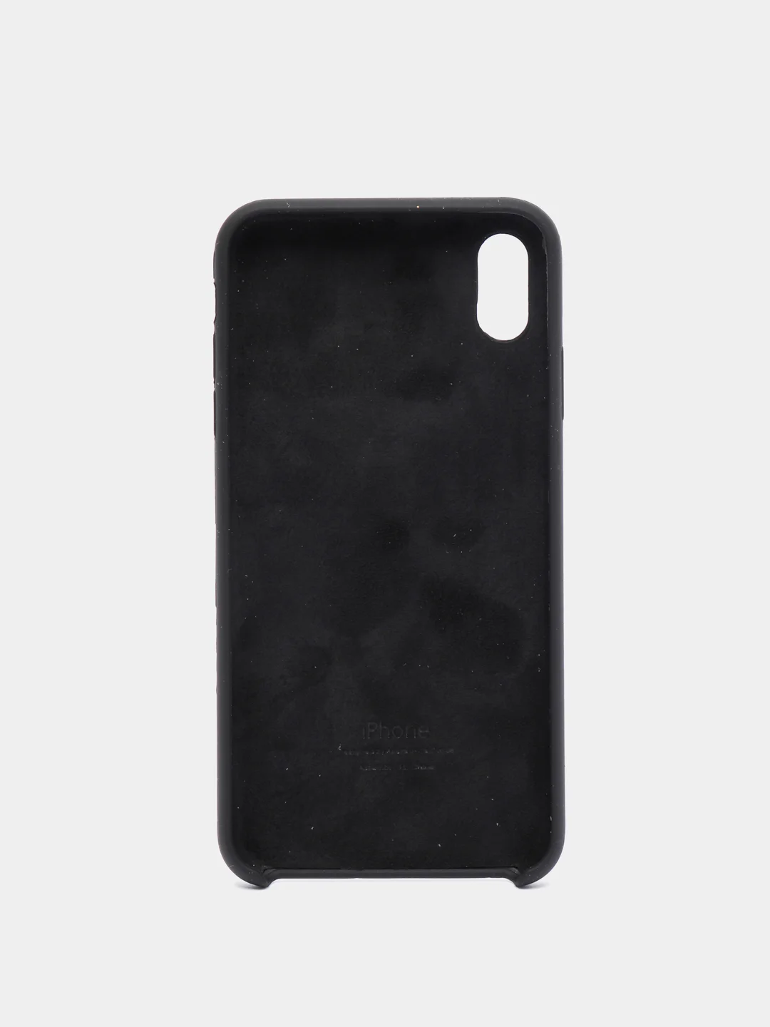 Черный чехол Silicone Case для iPhone XS Max