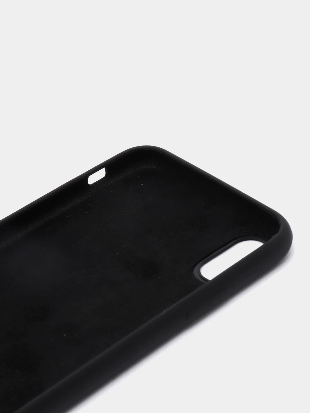 Черный чехол Silicone Case для iPhone XS Max