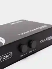 Черный переключатель монитора VGA, на 2 порта