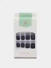 Синий накладные ногти с дизайном