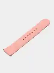 Пудровый силиконовый ремешок для Xiaomi Amazfit Bip / Huawei / Samsung, 20 мм / 22 мм, с кнопкой