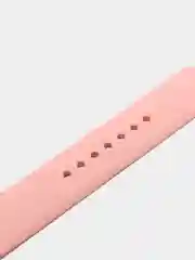 Пудровый силиконовый ремешок для Xiaomi Amazfit Bip / Huawei / Samsung, 20 мм / 22 мм, с кнопкой