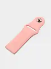 Пудровый силиконовый ремешок для Xiaomi Amazfit Bip / Huawei / Samsung, 20 мм / 22 мм, с кнопкой
