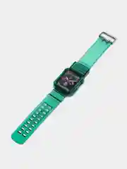 Зеленый ремешок для Apple Watch 38 / 40 / 41 / 42 / 44 / 45 / 49 мм браслет силиконовый прозрачный