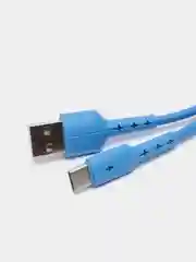 Синий кабель USB - Type C HOCO X30, силиконовый
