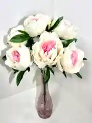 Искусственные цветы, пионы крупные, букет