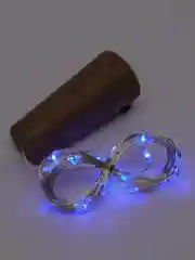 Светодиодная гирлянда-пробка роса для бутылки 1 и 2 метра, 10 и 20 LED