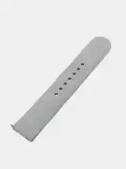 Серый силиконовый ремешок для Xiaomi Amazfit Bip / Huawei / Samsung, 20 мм / 22 мм, с кнопкой
