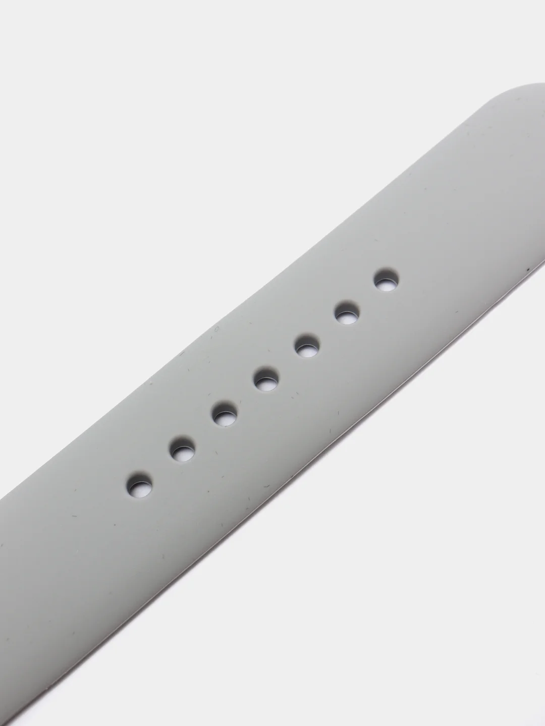 Серый силиконовый ремешок для Xiaomi Amazfit Bip / Huawei / Samsung, 20 мм / 22 мм, с кнопкой